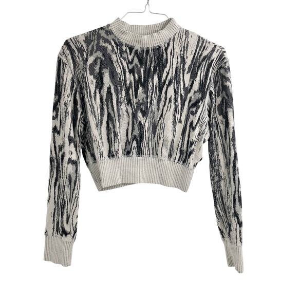 TWENTY Montreal Pollock Hyper Reality Cropped Crewneck Sweatshirt - Picture 1 of 8